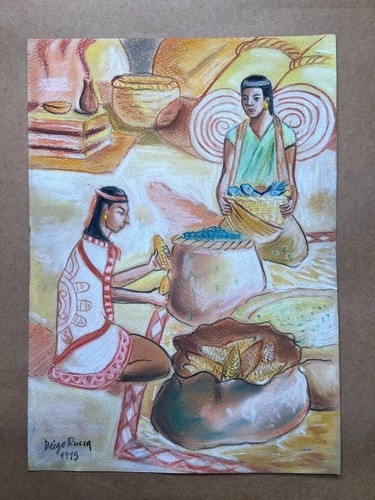 Diego rivera drawing - diego,